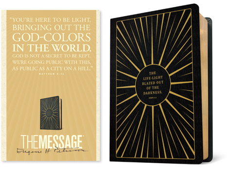 Imitation Leather The Message Anniversary Edition (Leather-Look, Life-Light Black) Book