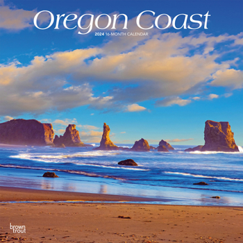 Calendar Oregon Coast 2024 Square Book