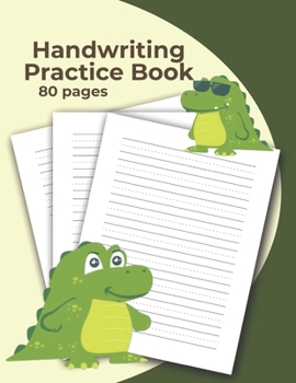 Paperback Handwriting Practice Book: Dinosaurs Book