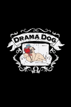 Drama dog: 6x9 Theatre | dotgrid | dot grid paper | notebook | notes