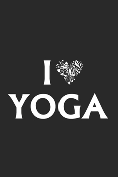Paperback I Love Yoga Notebook: Graph Paper Journal 6x9 - 120 Pages Book