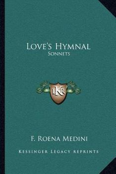 Paperback Love's Hymnal: Sonnets Book