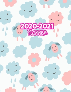 2020-2021 Planner: Two Year Calendar Organizer and Goal Journal | January 2020 - December 2021 Daily, Weekly and Monthly Planner Book with Back Sticker Expression Wall for 2 Years | Design Code 139973