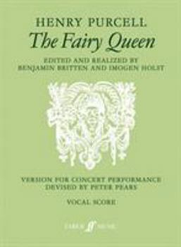 Paperback The Fairy Queen: English Language Edition, Vocal Score Book