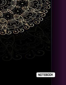 Notebook: Madala On The Black&Purple Cover, Extra large (8.5 x 11) inches, 110 pages, White paper, bulletdot36 pages, graph36pag