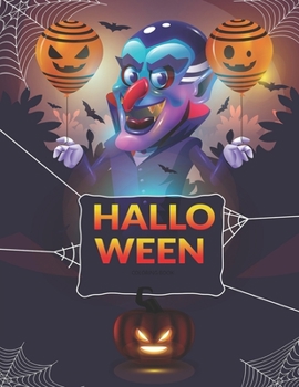 Paperback Halloween Coloring Book: Kids coloring book