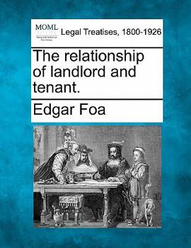 Paperback The relationship of landlord and tenant. Book
