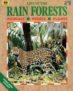 Paperback Life in the Rainforests: Animals-People-Plants Book