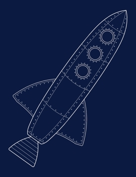 Paperback Notebook: Journal/Diary/Notebook - Retro Rocketship - 150 Lined Pages - 5"x8" - Softcover - Great for everyday use! Book