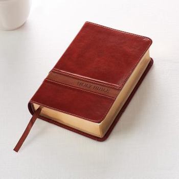 Imitation Leather KJV Compact LP LL Brown [Large Print] Book