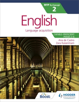 Paperback English for the IB MYP 2 (Capable-Proficient/Phases 3-4; 5-6): By Concept Book