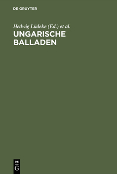 Hardcover Ungarische Balladen [German] Book