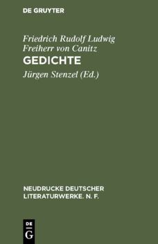 Hardcover Gedichte (Neudrucke deutscher Literaturwerke. N. F., 30) (German Edition) [German] Book