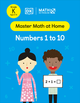 Paperback Math - No Problem! Numbers 1 to 10, Kindergarten Ages 5-6 Book