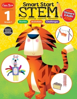 Paperback Smart Start: Stem, Grade 1 Workbook Book