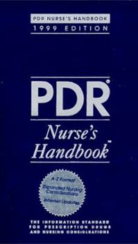 Paperback PDR Nurse's Drug Handbook 1999 Book