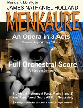 Paperback Menkaure: An Opera in Three Acts, Full Orchestral Score Book
