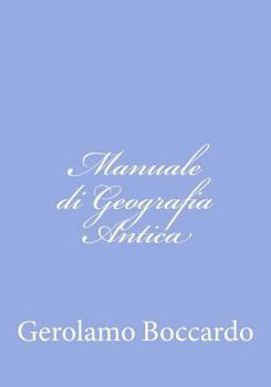 Paperback Manuale di Geografia Antica [Italian] Book