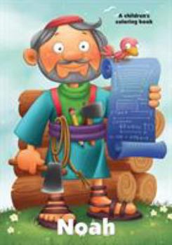 Paperback Noah Coloring Book: A story coloring book