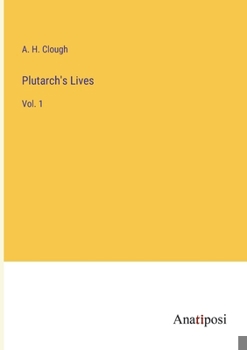 Paperback Plutarch's Lives: Vol. 1 Book