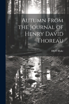 Paperback Autumn From the Journal of Henry David Thoreau Book