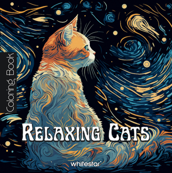 Paperback Relaxing Cats Coloring Book