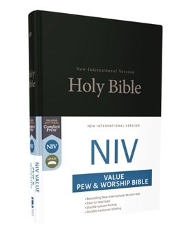 Hardcover NIV, Value Pew and Worship Bible, Hardcover, Black Book