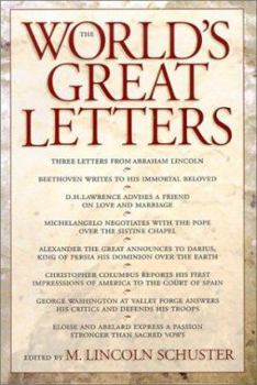 Hardcover The World's Great Letters Book