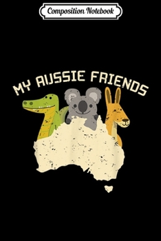 Paperback Composition Notebook: Australia Kids Australian Animals Gifts Journal/Notebook Blank Lined Ruled 6x9 100 Pages Book