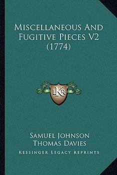 Miscellaneous And Fugitive Pieces V2