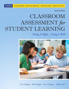 Paperback Classroom Assessment for Student Learning: Doing It Right - Using It Well [With CDROM] Book
