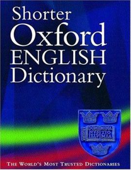 Hardcover Shorter Oxford English Dictionary Book