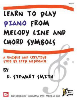 Paperback Learn to Play Piano from Melody Line and Chord Symbols Book
