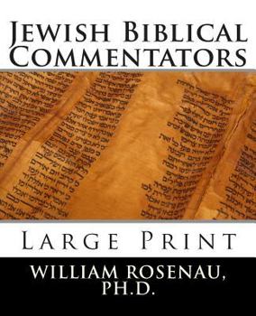 Paperback Jewish Biblical Commentators: Large Print [Large Print] Book