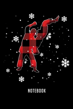 Notebook: Jiu jitsu plaid christmas Notebook-6x9(100 pages)Blank Lined Paperback Journal For Student-Jiu jitsu Notebook for Journaling & Training Notes-BJJ Jounal-Jiu jitsu Gifts- Composition Notebook