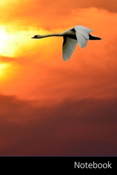 Notebook: Swan Themed Notebook / Journal / Diary / Composition book / Daily Planner / Sketchbook - 6 x 9 inches (15,24 x 22,86 cm), 150 pages, glossy finish.