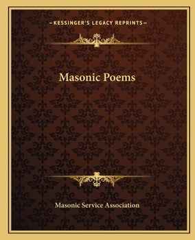 Paperback Masonic Poems Book