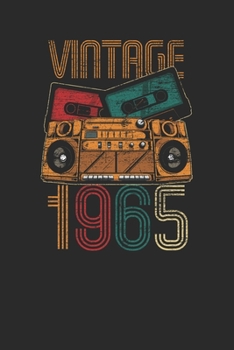 Vintage 1965: Blank Lined Notebook / Journal (6 X 9) – Birthday Gift and Anniversary Gift for Women And Men