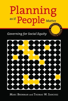 Paperback Planning as If People Matter: Governing for Social Equity Book