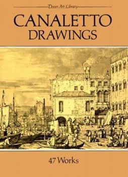 Paperback Canaletto Drawings: 47 Works Book