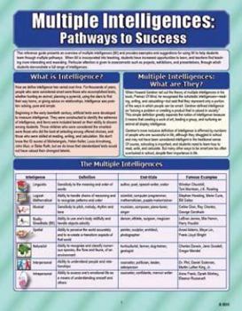 Pamphlet Multiple Intelligences: Pathways to Success Book