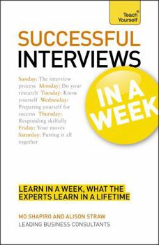 Paperback Successful Interviews in a Week Book