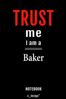 Notebook for Bakers / Baker: awesome handy Note Book [120 blank lined ruled pages]