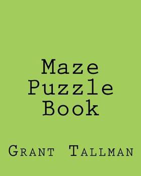Paperback Maze Puzzle Book