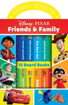 Board book Disney Pixar: Friends & Family 12 Board Books Book