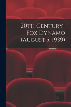 Paperback 20th Century-Fox Dynamo (August 5, 1939) Book