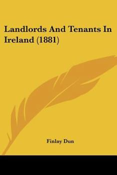 Paperback Landlords And Tenants In Ireland (1881) Book