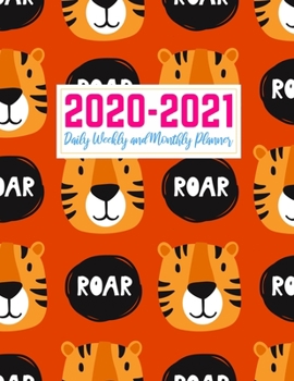 2020-2021 Daily Weekly and Monthly Planner: Cute Two Year Jan 1, 2020 - Dec 31, 2021 Calendar Organizer and Appointment Schedule Agenda Journal for Pe