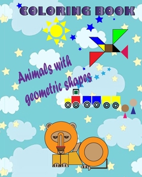 Paperback Coloring Book Animals with Geometric Shapes: Geometric Designs Book