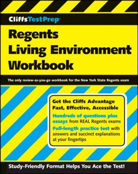 Paperback CliffsTestPrep Regents Living Environment Workbook Book